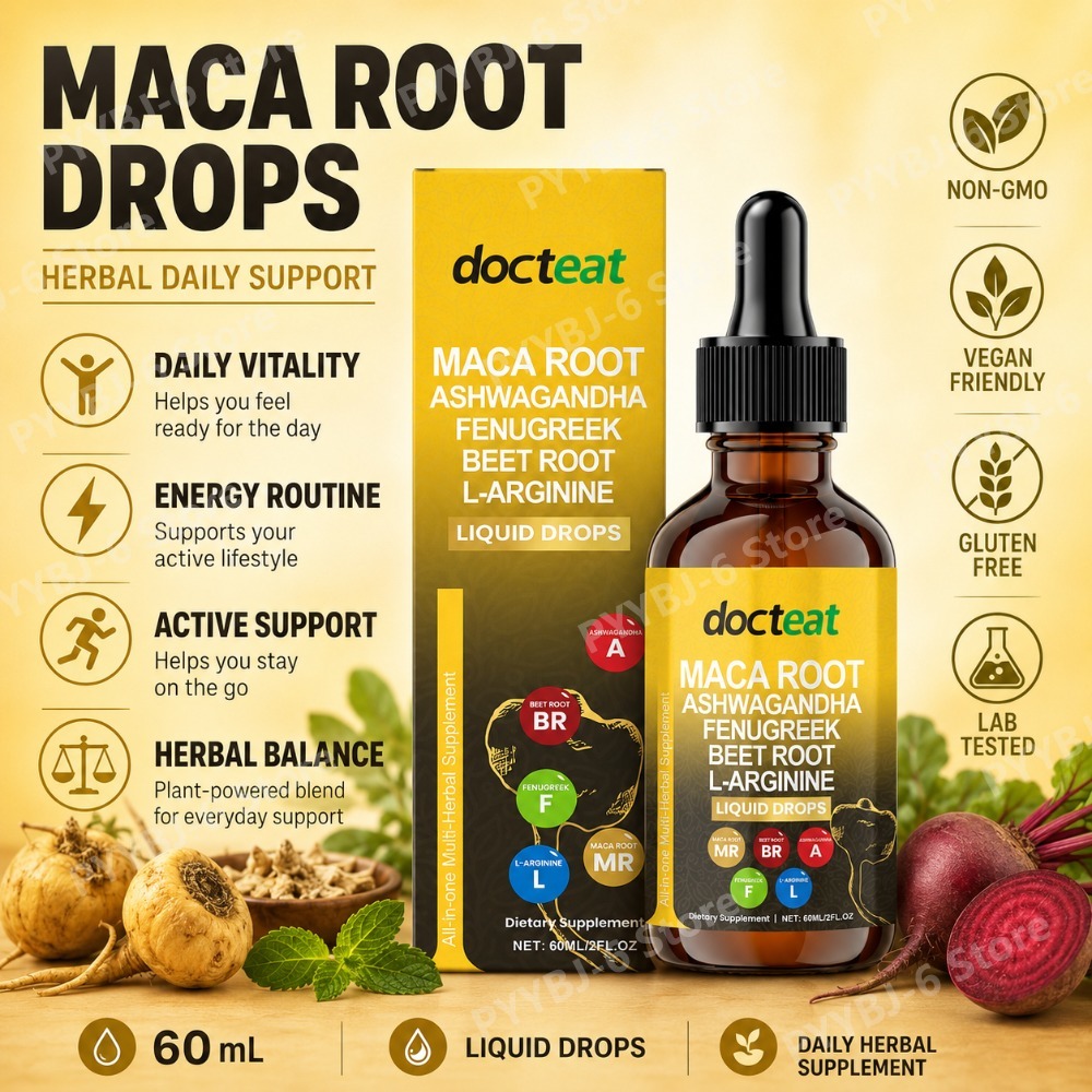 Herbal Wellness Liquid - Integratore Liquido di Maca, Barbabietola e