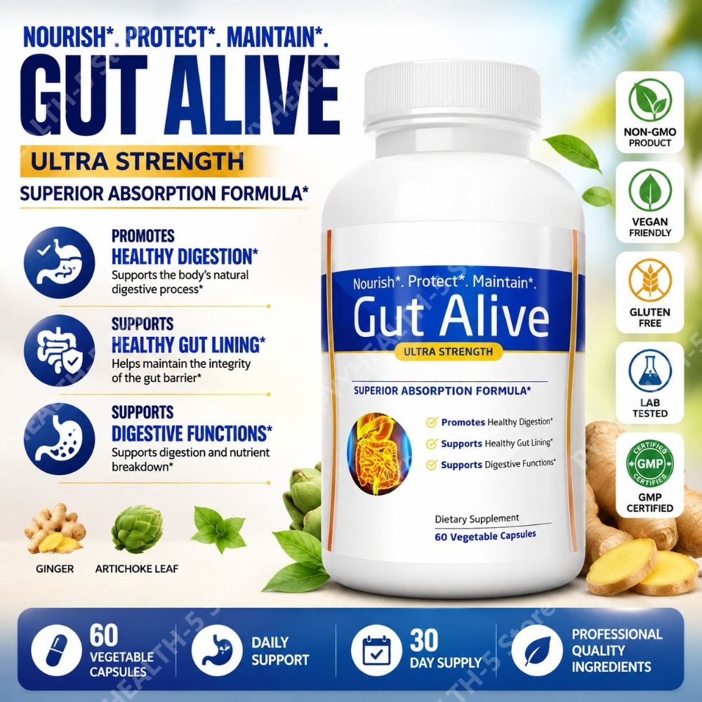 Tulsi Holy Basil - Gut Alive Integratore Naturale per la
