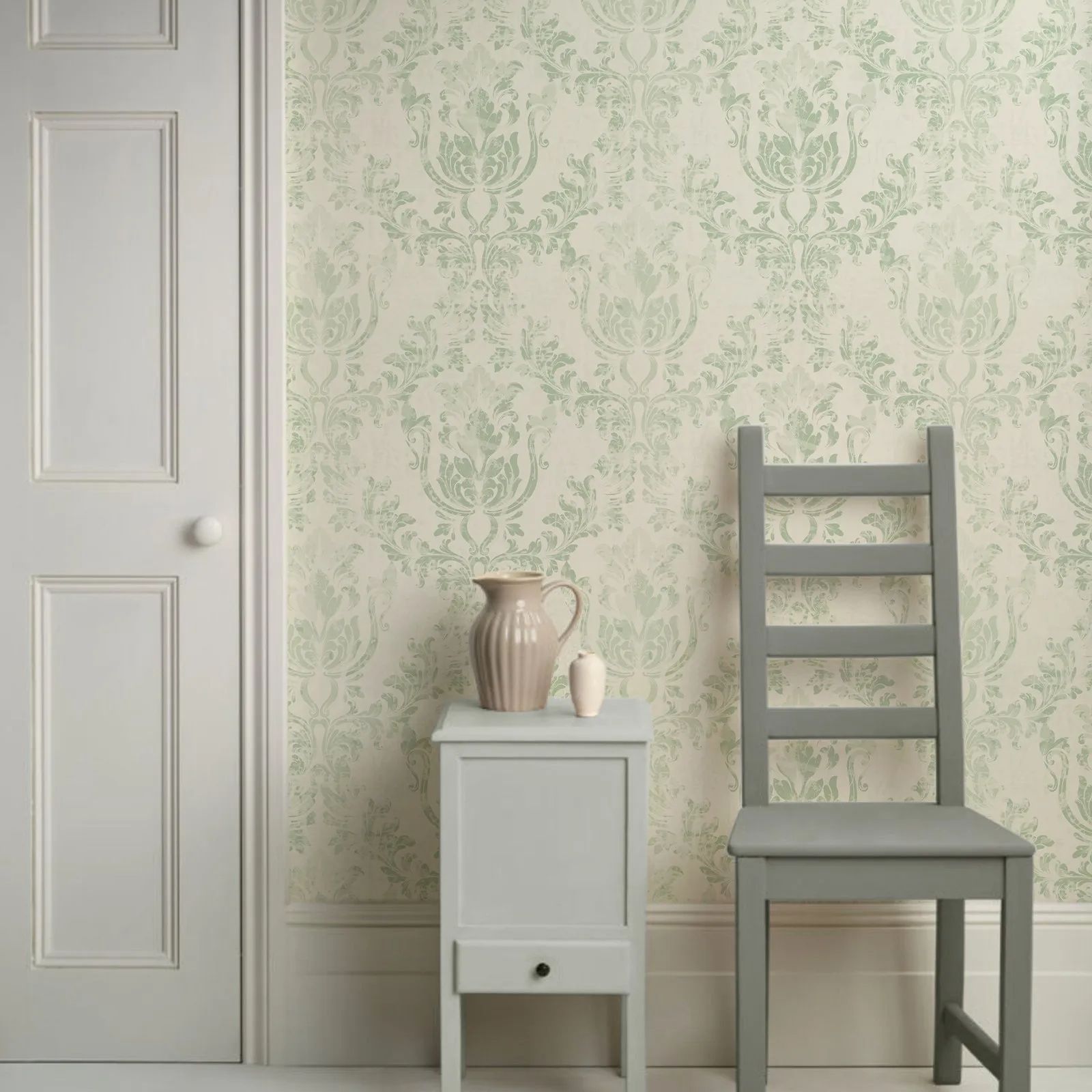 Herbal Wallpaper - Rotolo di carta da parati damascata
