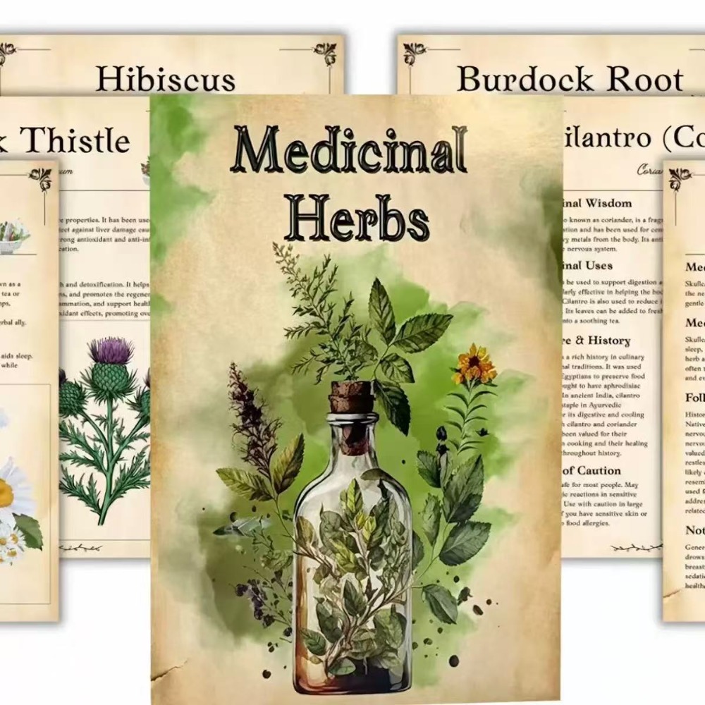 Herbal Wellness Guide - Erbe medicinali: guida visiva per identificare
