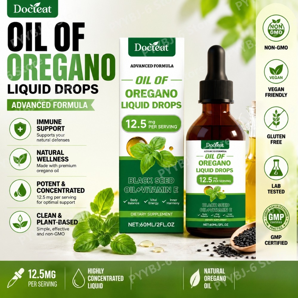 Herbal Wellness Liquid - Olio di Origano in Gocce Liquide