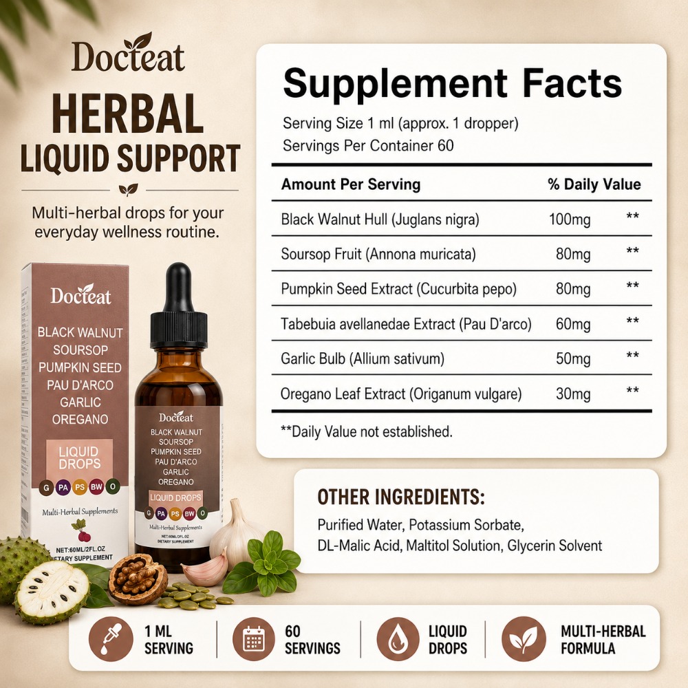 Docteat Gocce Liquide di Noce  - Herbal Wellness Liquid recensione e prezzo