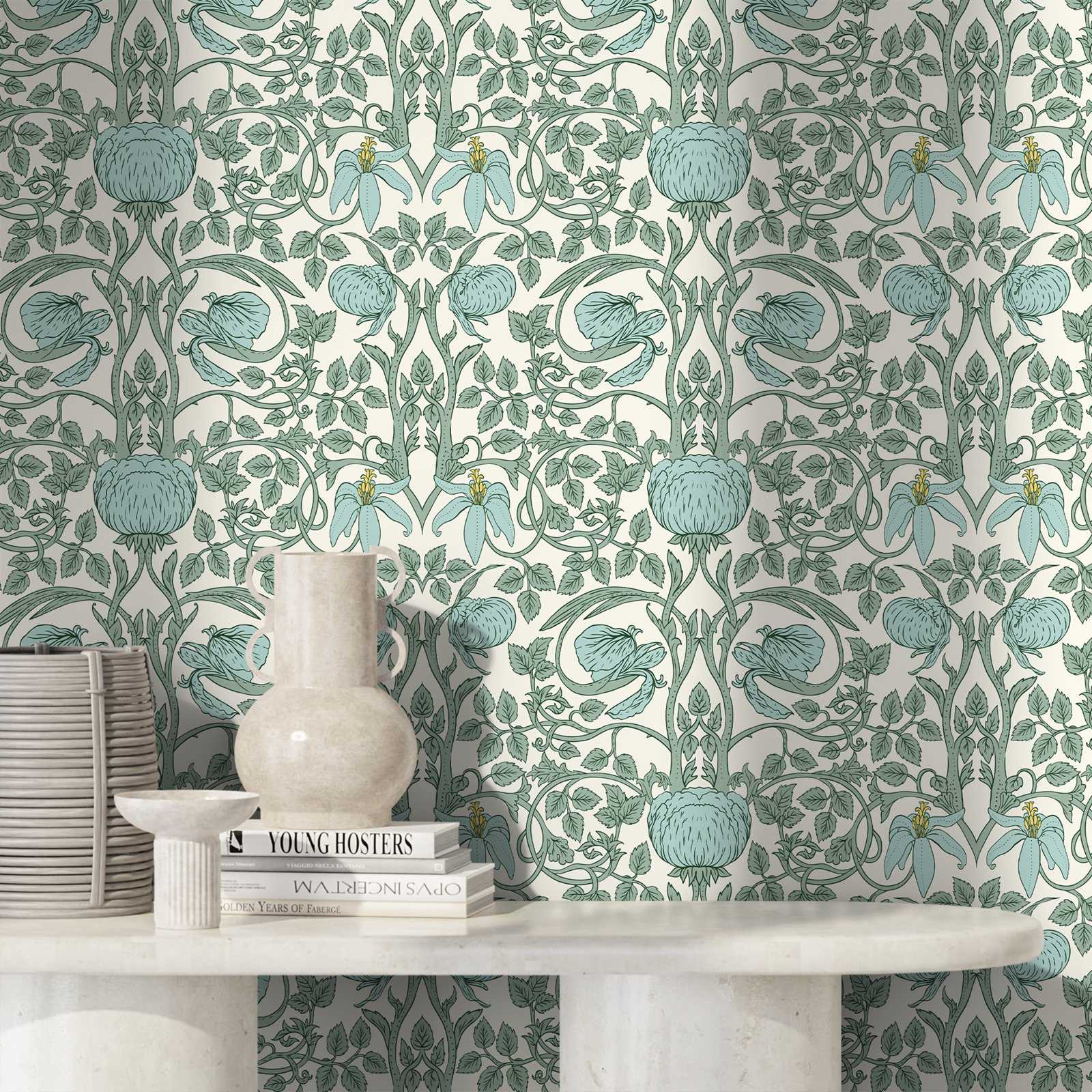 Carta da parati d'arte pastell - Herbal Wallpaper recensione e prezzo