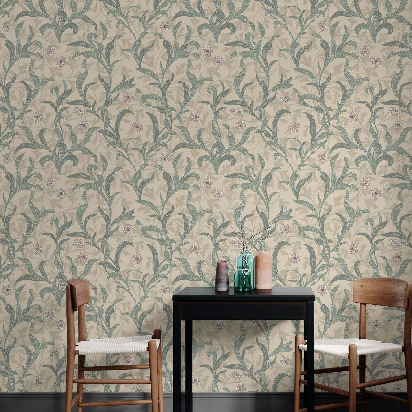 Carta da parati vintage con fo - Herbal Wallpaper recensione e prezzo