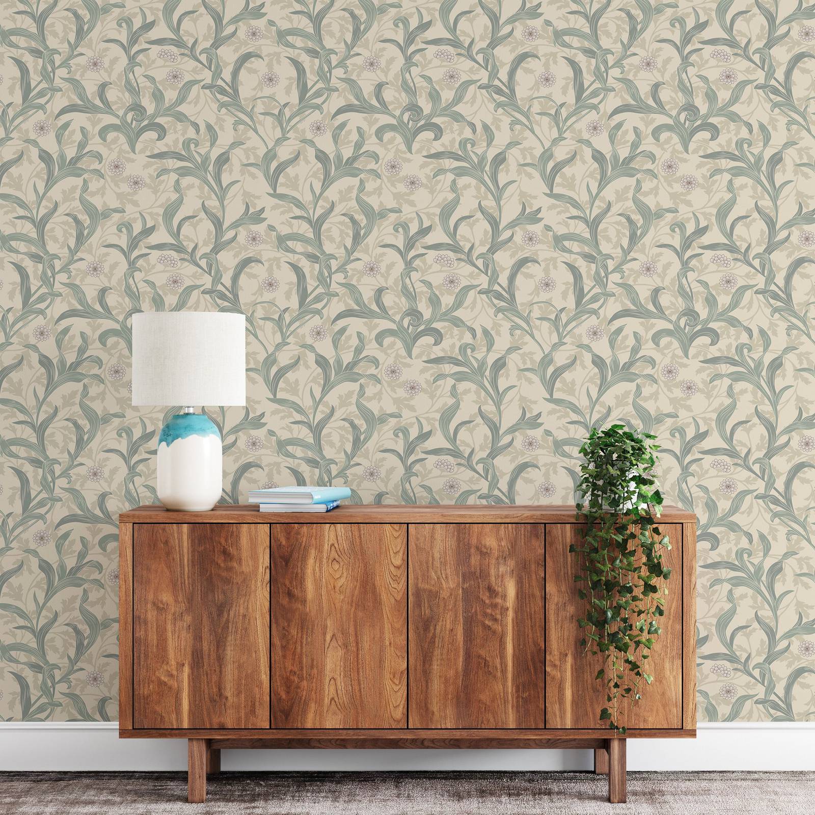 Carta da parati vintage con fo - Herbal Wallpaper recensione e prezzo