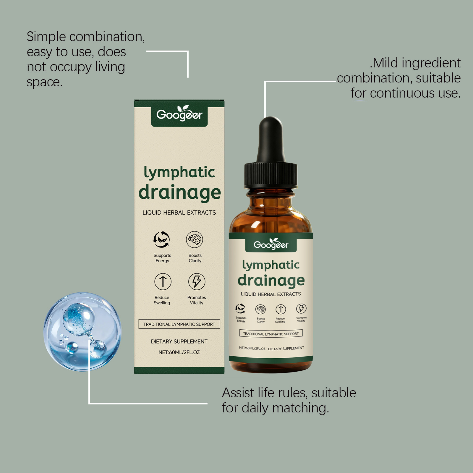Gocce per Drenaggio Linfatico  - Herbal Wellness Liquid recensione e prezzo