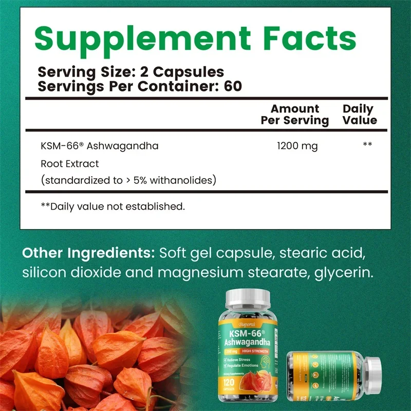 KSM-66 Capsule di estratti di  - Tulsi Holy Basil recensione e prezzo