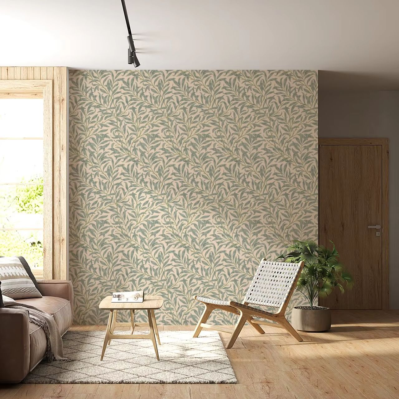 Carta da parati a foglia verde - Herbal Wallpaper recensione e prezzo